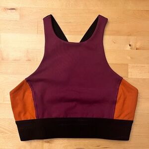 Vimmia High Neck Colorblock Sports Bra